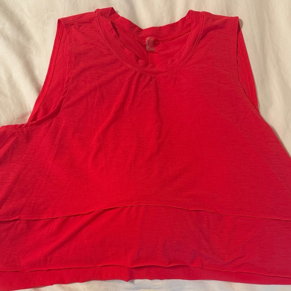 FP Movement by Free People Vibrant Pink Muscle Tempo Tee